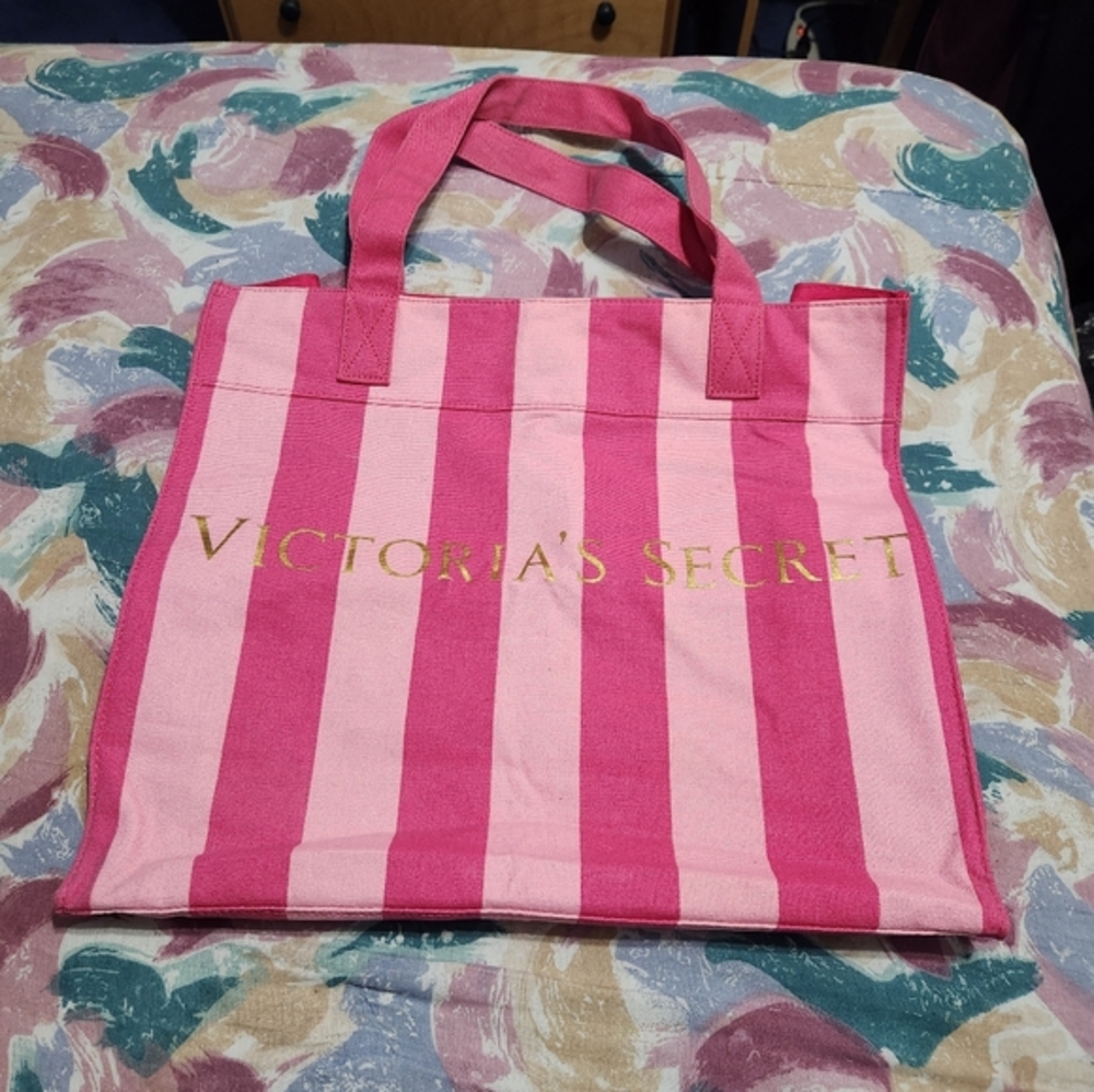 Victoria's Secret Pink Canvas Tote Bag